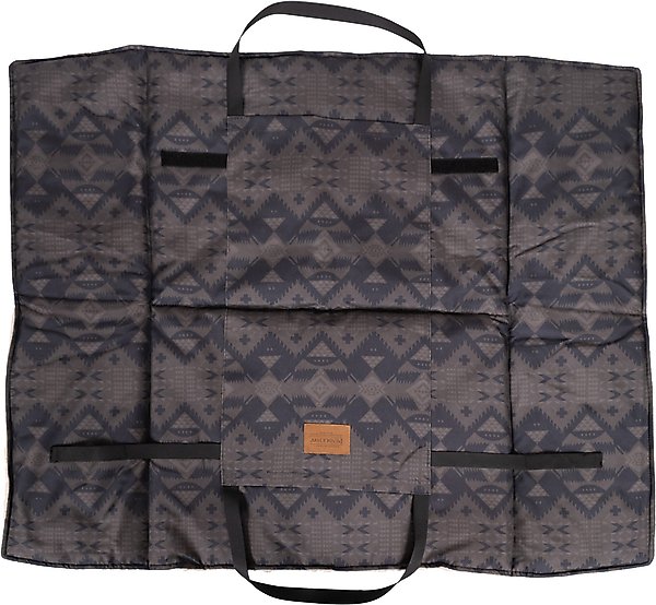 Show full view: Pendleton Travel Bed Dog Bed, Nehalem Gray, Large/X-Large slide 4 of 7