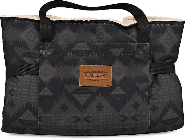 Show full view: Pendleton Travel Bed Dog Bed, Nehalem Gray, Small/Medium slide 1 of 7