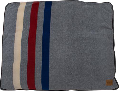 Show full view: Pendleton Cabin Stripe Fleece Dog Bed, Cabin Stripe Gray, Large slide 4 of 9