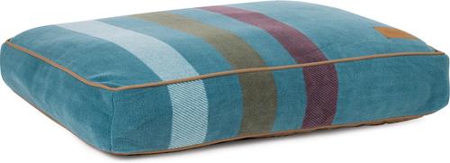 Show full view: Pendleton Cabin Stripe Fleece Dog Bed, Cabin Stripe Shale, Small slide 3 of 10