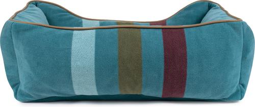 Show full view: Pendleton Cabin Stripe Fleece Kuddler Dog Bed, Cabin Stripe Shale, Medium slide 4 of 10
