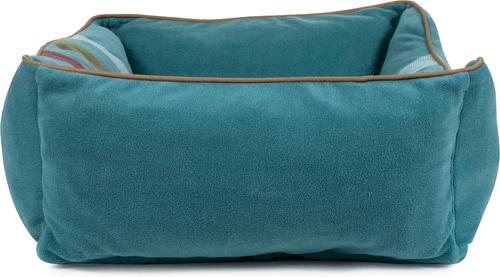 Show full view: Pendleton Cabin Stripe Fleece Kuddler Dog Bed, Cabin Stripe Shale, Medium slide 3 of 10