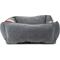 Show in main carousel: Pendleton Cabin Stripe Fleece Kuddler Dog Bed, Cabin Stripe Gray, Large slide 4 of 11