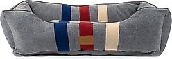 Pendleton Cabin Stripe Fleece Kuddler Dog Bed, Cabin Stripe Gray, Large