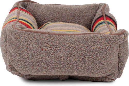 Show full view: Pendleton Vintage Camp Mini Kuddler Dog Bed, Mineral Umber slide 4 of 9