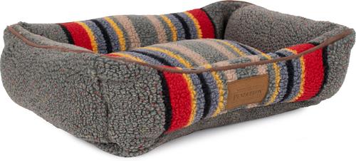 Show full view: Pendleton Vintage Camp Mini Kuddler Dog Bed, Green Heather slide 2 of 9