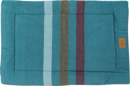 Show full view: Pendleton Fleece Comfort Cushion Dog Bed, Cabin Stripe Shale, Large slide 4 of 8