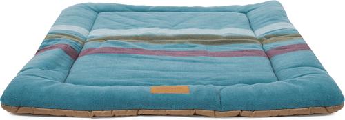 Show full view: Pendleton Fleece Comfort Cushion Dog Bed, Cabin Stripe Shale, Large slide 3 of 8