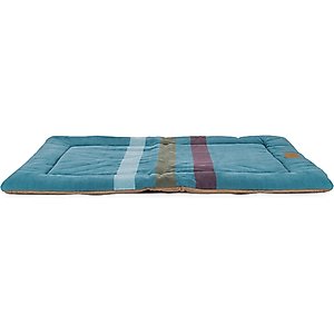 Pendleton Fleece Comfort Cushion Dog Bed, Cabin Stripe Shale, Large