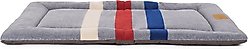 Pendleton Fleece Comfort Cushion Dog Bed, Cabin Stripe Gray, Medium