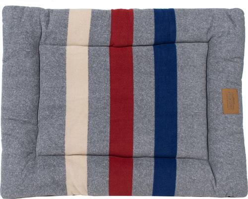 Show full view: Pendleton Fleece Comfort Cushion Dog Bed, Cabin Stripe Gray, Small slide 4 of 8
