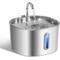 Show in main carousel: NautyPaws Automatic Stainless Steel Cat Water Fountain, 2.2-L slide 1 of 8