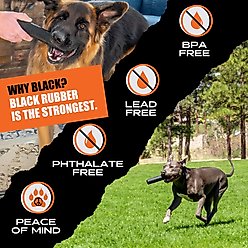 Monster K9 Dog Toys Indestructible Chew Stick Dog Toy, Black slide 2 of 7