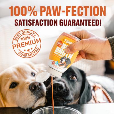 Show full view: Furvor Chicken Concentrated Bone Broth Digestive Health High-Protein Liquid Dog Food Topper, 3.78-oz box, 18 count slide 9 of 12