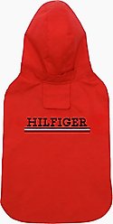 Tommy Hilfiger Core Dog Rain Coat, Primary Red, Small
