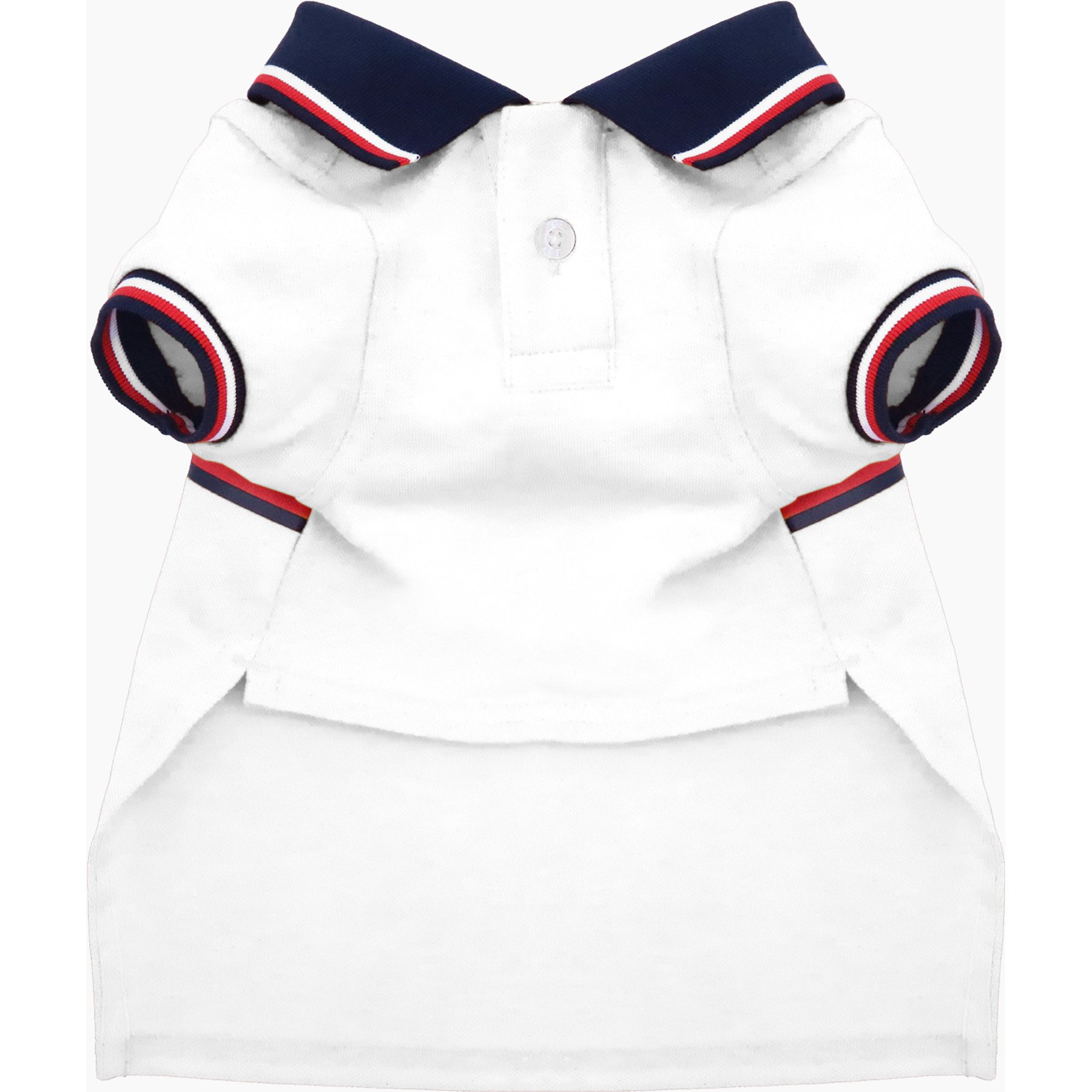 Tommy Hilfiger Core Dog Polo, TH Optic White/Desert Sky, X-Small