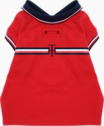 Tommy Hilfiger Core Dog Polo, Primary Red/Navy, XX-Small slide 2 of 2