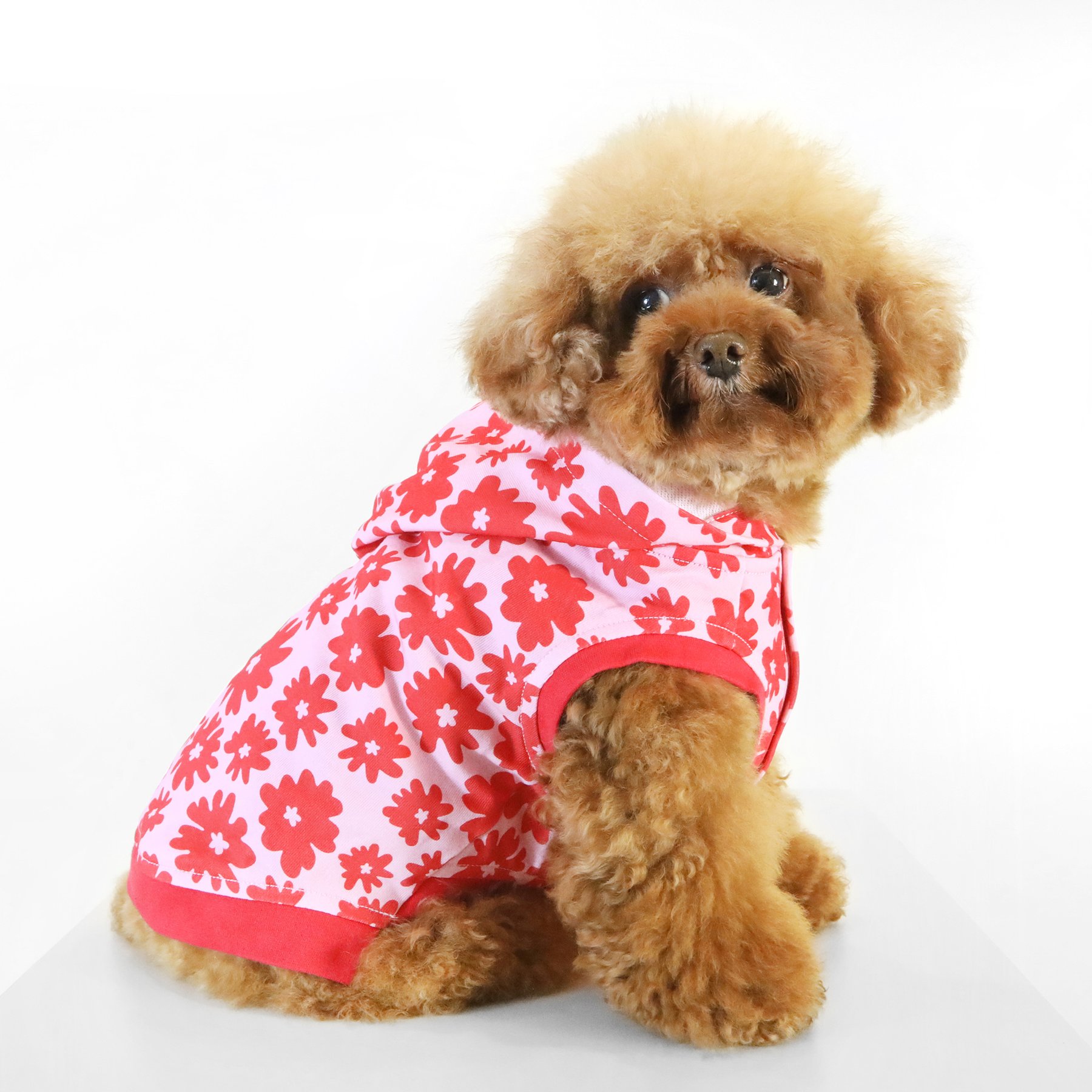 florence by mills Florence Dog Hoodie, Red, Large
