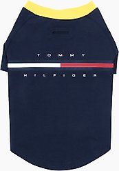 Tommy Hilfiger Core Dog Tee, Desert Sky/Warm Yellow, XX-Small slide 1 of 3