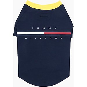Tommy Hilfiger Core Dog Tee, Desert Sky/Warm Yellow, X-Large