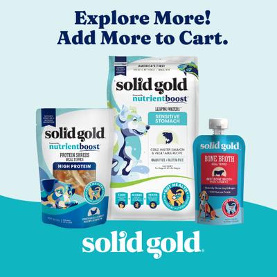 Show full view: Solid Gold Complete & Balanced Chicken Recipe Air Dried Dog Food Topper, 4-oz pouch slide 9 of 11