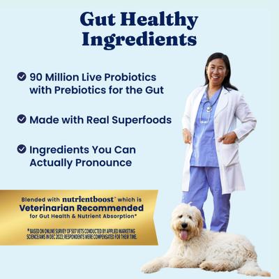 Show full view: Solid Gold Weight Control Gut Health Real Chicken & Sweet Potato Grain-Free Dry Dog Food, 22-lb bag slide 7 of 12