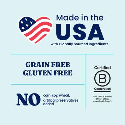 Show full view: Solid Gold Weight Control Gut Health Real Chicken & Sweet Potato Grain-Free Dry Dog Food, 22-lb bag slide 6 of 12