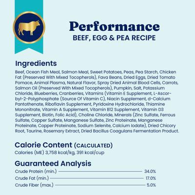 Show full view: Solid Gold High Protein Gut Health Real Beef, Egg & Pea Grain-Free Dry Dog Food, 22-lb bag slide 10 of 12