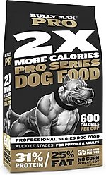 Bully Max Pro 2X High Calorie Chicken Dry Dog Food, 16-lb bag