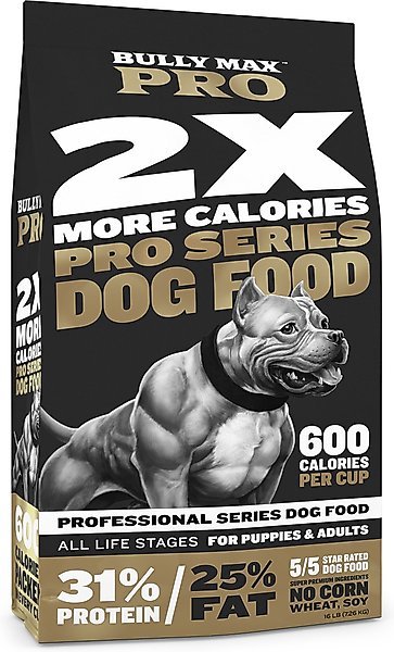 Bully Max Pro 2X High Calorie Chicken Dry Dog Food