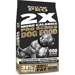 Bully Max Pro 2X High Calorie Chicken Dry Dog Food, 16-lb bag