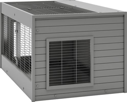 Show full view: New Age Pet ECOFLEX Cozy Critter Connect-A-Hutch Modular Small Pet Hutch, Grey slide 5 of 12