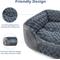 Show in main carousel: Invenho Orthopedic Washable Dog Bed with Anti-Slip Bottom, Grey, Medium slide 6 of 9