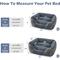 Show in main carousel: Invenho Orthopedic Washable Dog Bed with Anti-Slip Bottom, Grey, XX-Large slide 4 of 9