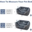 Show in main carousel: Invenho Orthopedic Washable Dog Bed with Anti-Slip Bottom, Grey, X-Large slide 5 of 8