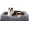 Show in main carousel: Invenho Waterproof Orthopedic Couch Dog Bed with Washable Removable Cover, Grey, Large slide 1 of 9
