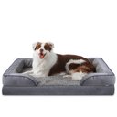 Invenho Waterproof Orthopedic Couch Dog Bed with Washable Removable Cover, Grey, Large