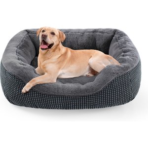 Invenho Orthopedic Washable Dog & Cat Bed, Grey, X-Large