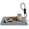 Show in main carousel: Invenho Heated Dog & Cat Bed, Grey, Small slide 1 of 8