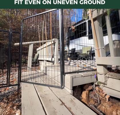 FXW Instant Outdoor Dog Playpen, Black