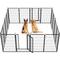 Show in main carousel: FXW Instant Outdoor Dog Playpen, Black, 45-in, 16-panel slide 1 of 8