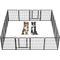 Show in main carousel: FXW Instant Outdoor Dog Playpen, Black, 40-in, 16-panel slide 1 of 7