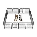 FXW Instant Outdoor Dog Playpen, Black, 40-in, 16-panel
