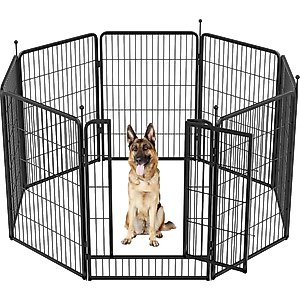 Yaheetech Metal Dog Exercise Playpen