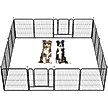 Show in main carousel: FXW Instant Outdoor Dog Playpen, Black, 32-in, 16-panel slide 1 of 8