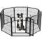 Show in main carousel: FXW Instant Outdoor Dog Playpen, Black, 32-in, 8-panel slide 1 of 8