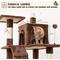 Show in main carousel: MWPO 63.8-in Multi-Level Cat Tree with Condo & Hammock, Brown slide 4 of 11