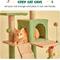 Show in main carousel: MWPO 63.8-in Multi-Level Cat Tree with Condo & Hammock, Green slide 4 of 11