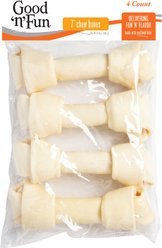 Good 'n' Fun Rawhide 7-in Dog Bone, 4 count