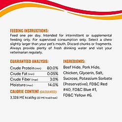 Good 'n' Fun Triple Flavor Pork, Beef & Chicken Dog Treat Chew Bones, Mini, 18 count slide 2 of 6